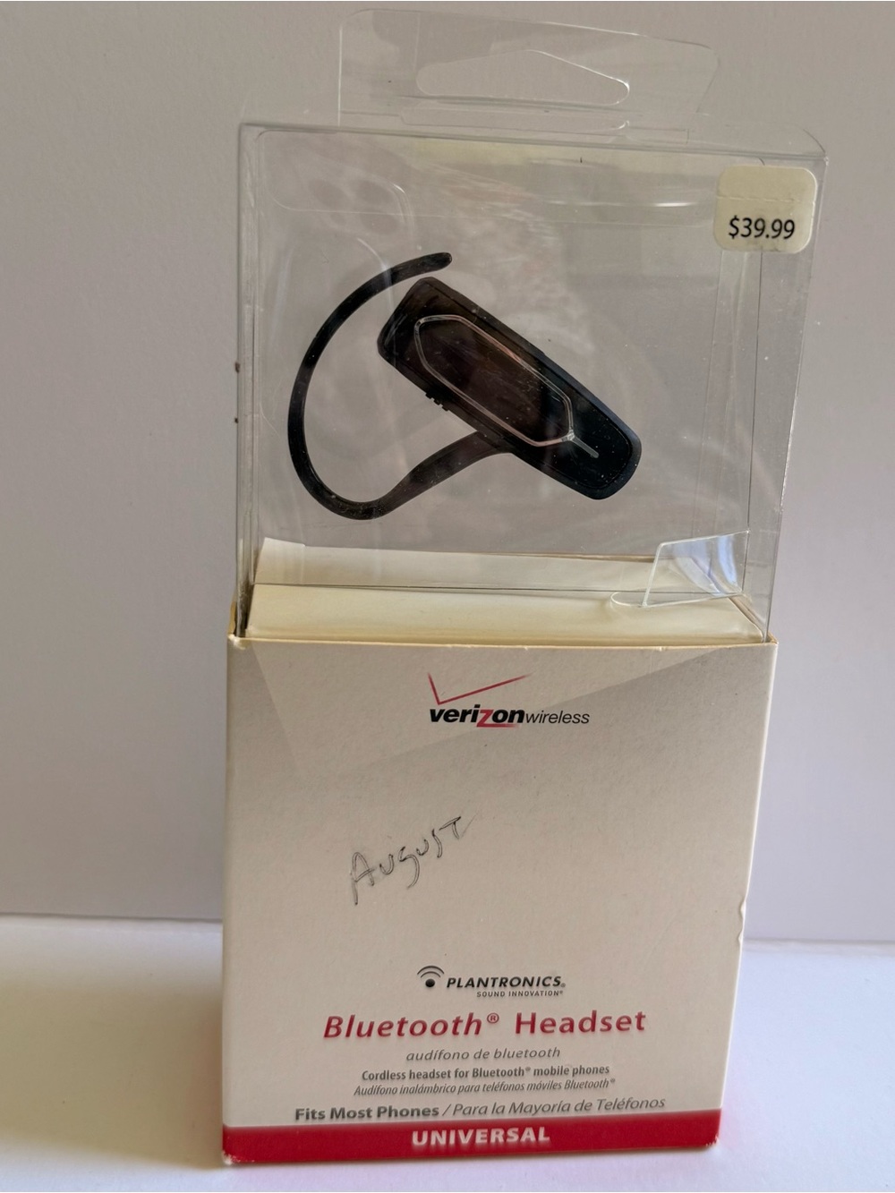 Verizon Universal Plantronics Bluetooth Wireless Headset PBT245Z New in Box